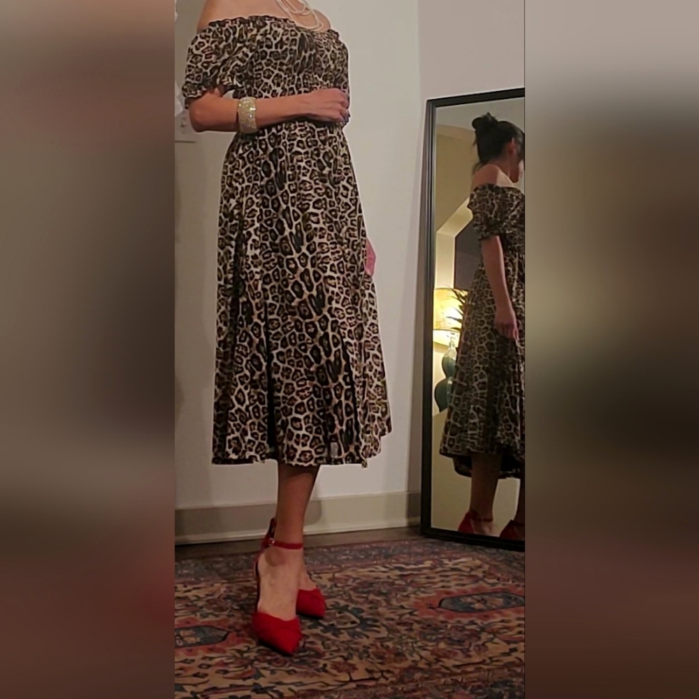 15◼️ SIREN LILY LEOPARD DRESS